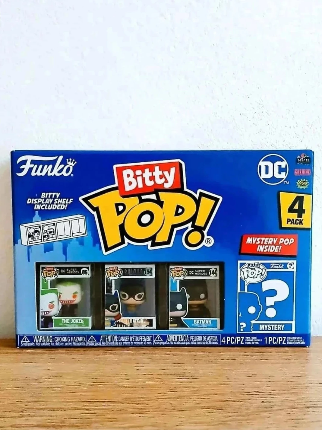Pack 4 figurines Bitty POP! DC Batman Funko